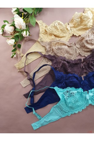 Мереживний бюстгальтер з м'якими чашками Lanny Mode 11118